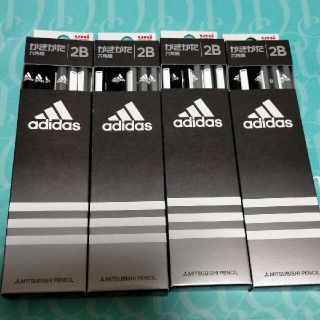 アディダス(adidas)の【新品・未開封】三菱鉛筆アディダス  かきかた鉛筆 2B12本×4セット(鉛筆)