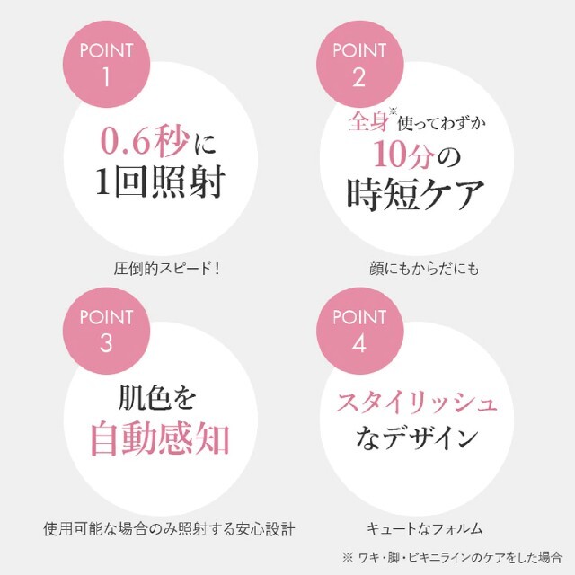 脱毛器 スムーズスキン bare+ Smoothskin 脱毛器 スムーズスキン bare+ Smoothskin