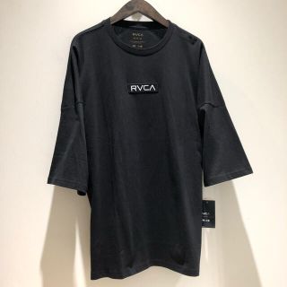 ルーカ(RVCA)のRVCA Mサイズ BLACK フロントロゴ 人気 新品未使用！(Tシャツ/カットソー(半袖/袖なし))