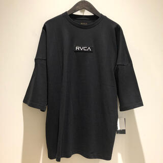 ルーカ(RVCA)のRVCA Sサイズ  綿100% BLK 刺繍 Tシャツ 新品未使用！(Tシャツ/カットソー(半袖/袖なし))