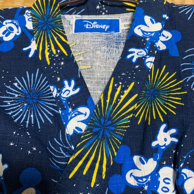 Disney(ディズニー)のritsu1311様専用　ミッキーマウス　甚平 キッズ/ベビー/マタニティのキッズ服男の子用(90cm~)(甚平/浴衣)の商品写真