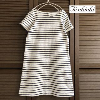 テチチ(Techichi)の【 Techichi  】テチチ  コットンリネンワンピース　日本製(ひざ丈ワンピース)