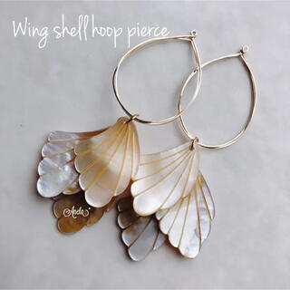 wing shell hoop pierce(ピアス)