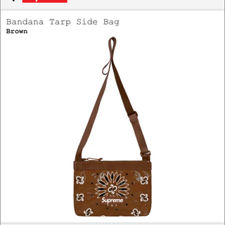 シュプリーム(Supreme)のsupreme Bandana Tarp Side Bag (ショルダーバッグ)