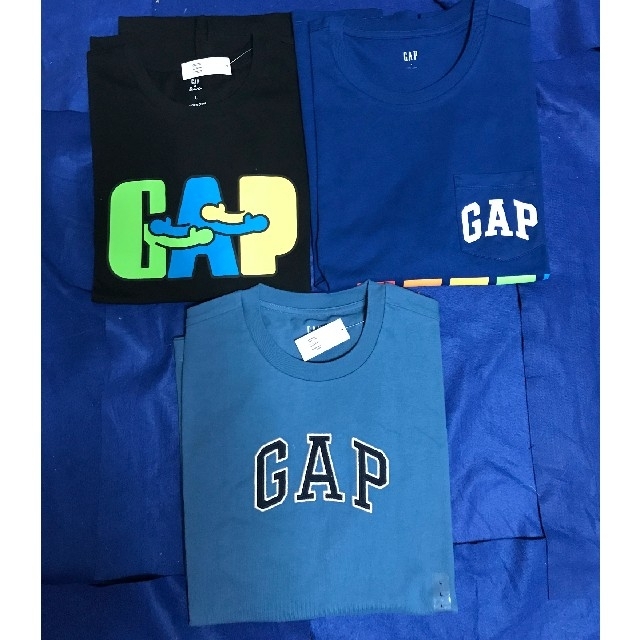 GAP(ギャップ)の【新品未使用タグ付き正規品 10枚セット】GAP　Tシャツ メンズのトップス(Tシャツ/カットソー(半袖/袖なし))の商品写真