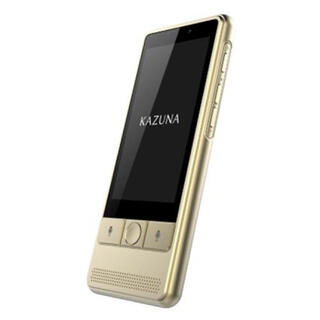 CG 新品 自動翻訳機 KAZUNA eTalk5 ゴールド 2年無料SIM同梱(旅行用品)
