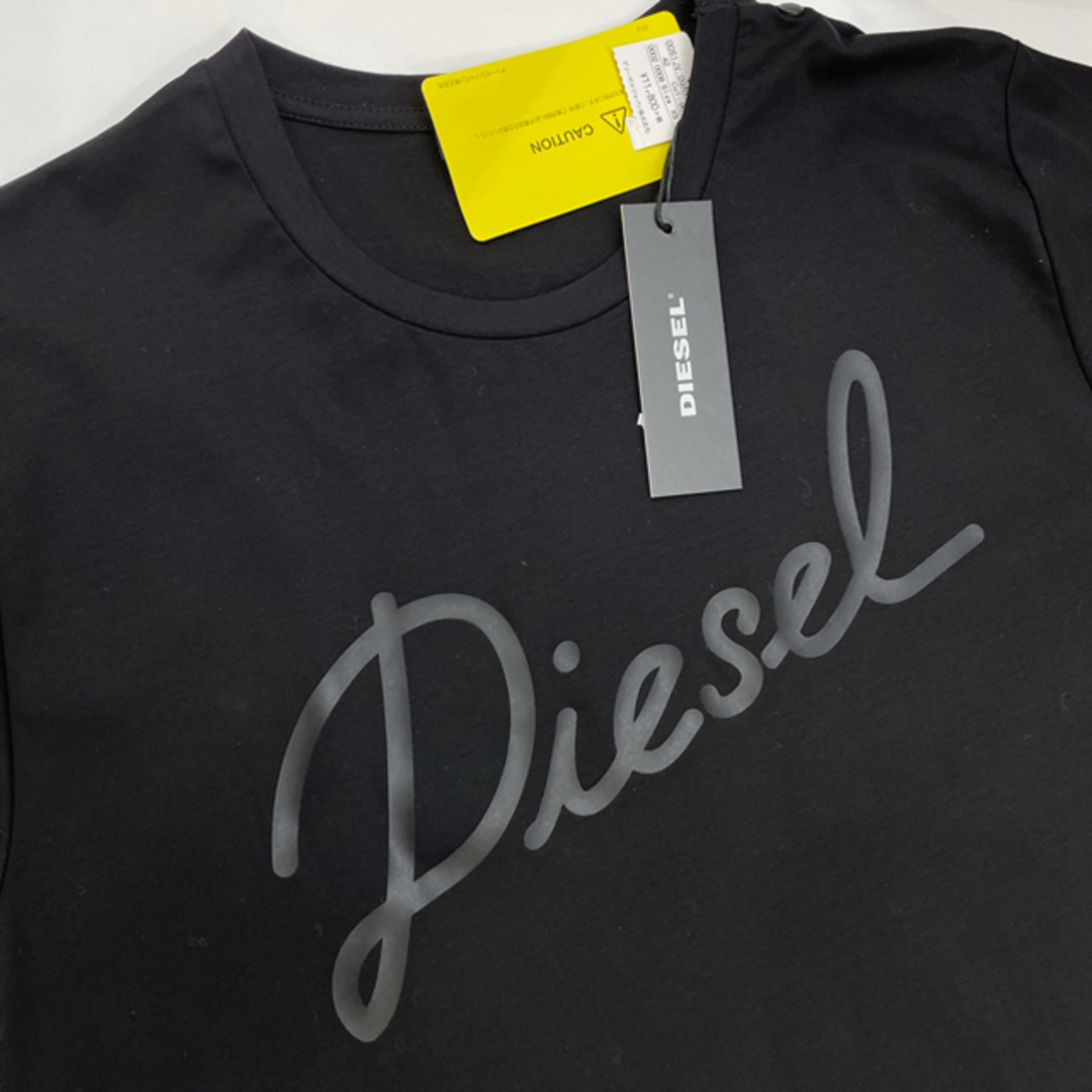 DIESEL(ディーゼル)のDIESEL(ディーゼル)Tシャツ　ブラック　袖 裾 切りっぱなし メンズのトップス(Tシャツ/カットソー(半袖/袖なし))の商品写真