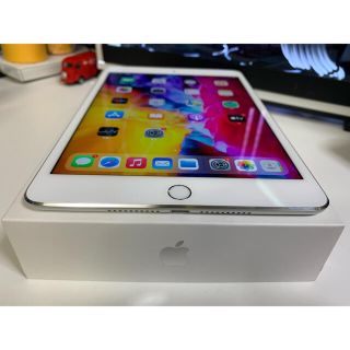 アイパッド(iPad)の【大容量コスパ最強の美品】iPad mini 4 Wi-Fi＋セルラ【128G】(タブレット)