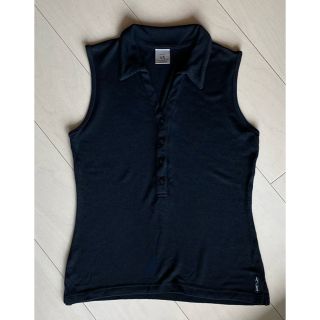 アルマーニエクスチェンジ(ARMANI EXCHANGE)のARMANI EXCHANGE 黒カットソー (XS)(カットソー(半袖/袖なし))