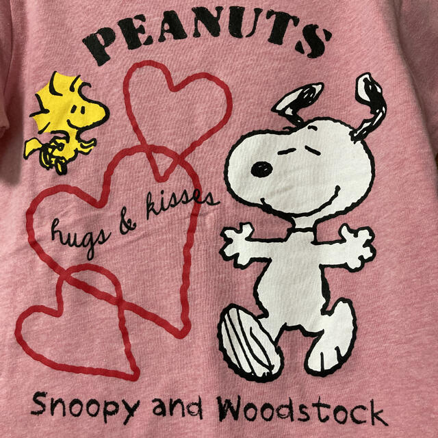 SNOOPY(スヌーピー)の＜556＞スヌーピーＴシャツ130㎝ キッズ/ベビー/マタニティのキッズ服女の子用(90cm~)(Tシャツ/カットソー)の商品写真