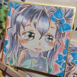 セット 豆色紙セット 時透無一郎 有一郎 鬼滅の刃 ファンアート