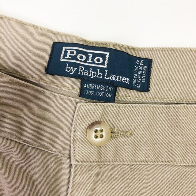 POLO RALPH LAUREN(ポロラルフローレン)の90s メキシコ製 Polo by Ralph Lauren ショートパンツ メンズのパンツ(ショートパンツ)の商品写真