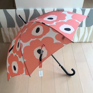 マリメッコ(marimekko)の新品 marimekko Stick Pieni Unikko 長傘 コーラル(傘)