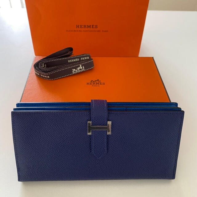 Hermes - 【ろーき】【未使用正規品】エルメスべアンスフレ長財布