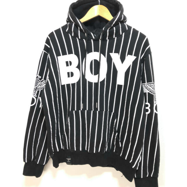 Boy London(ボーイロンドン)の【希少】❤️BOY LONDON❤️パーカー 黒 ビッグシルエット 春 夏 メンズのトップス(パーカー)の商品写真