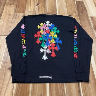 クロムハーツ(Chrome Hearts)の4点セット クロムハーツ マルチカラー バッククロス ロンT Tシャツ サイズL(Tシャツ/カットソー(七分/長袖))