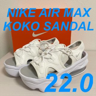 ナイキ(NIKE)の22.0 NIKE AIR MAX KOKO SANDAL ココ サンダル 白(サンダル)