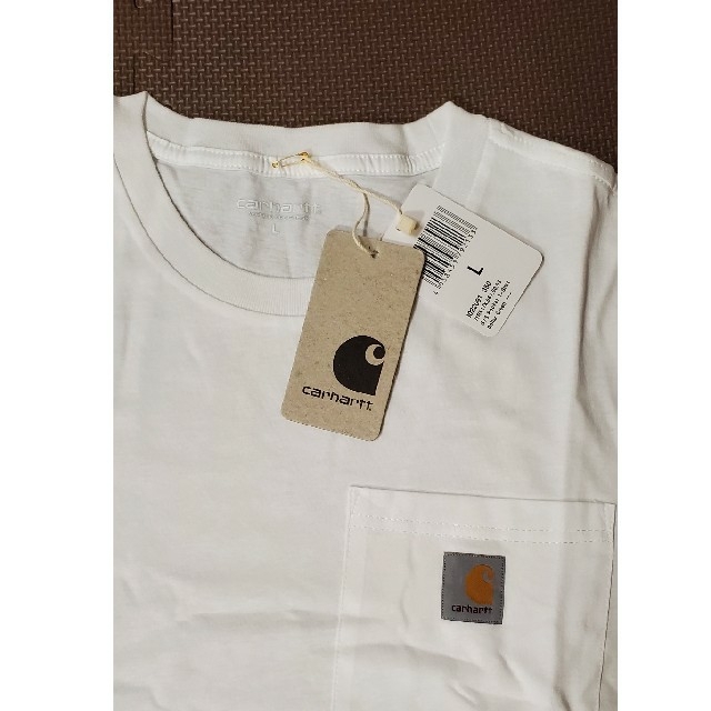 carhartt(カーハート)のカーハート I022091 S/S Pocket ホワイト 白 Tシャツ 新品 メンズのトップス(Tシャツ/カットソー(半袖/袖なし))の商品写真