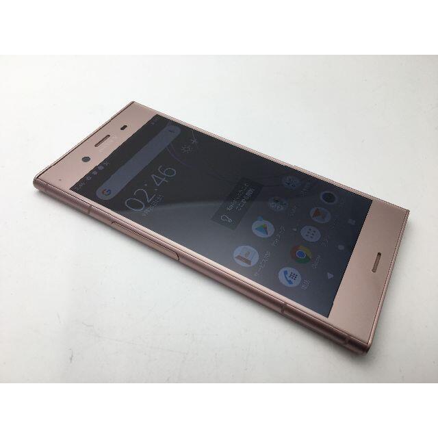 SIMフリー au XPERIA XZ1 SOV36 ピンク◆美品◆134