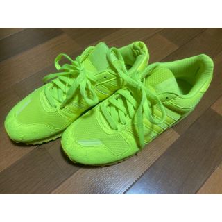 アディダス(adidas)のアディダス　adidas  蛍光イエロー　25cm(スニーカー)