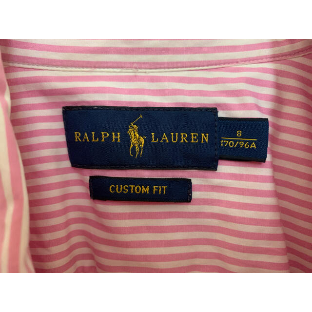 POLO RALPH LAUREN(ポロラルフローレン)のラルフローレン　レディースストライプシャツ　カスタムフィット レディースのトップス(シャツ/ブラウス(長袖/七分))の商品写真