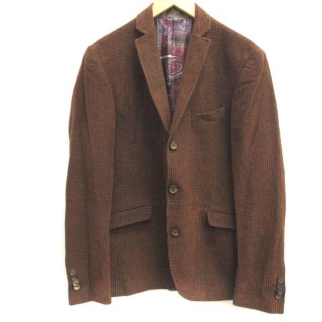 ETRO - エトロ 52 XL テーラードジャケット サイドベンツ 千鳥格子 3B
