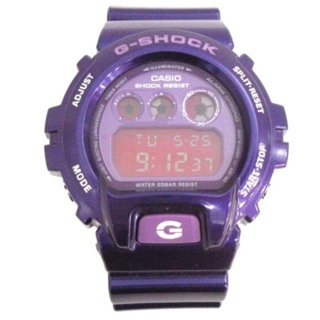 【即出荷】 腕時計 カシオジーショック デジタル パープル 紫 ショックレジスト 腕時計