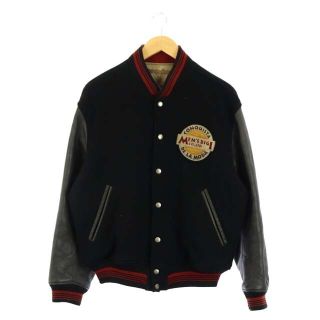 メンズビギ(MEN'S BIGI)のメンズビ ジャケット スタジャン ブルゾン レザー 牛革 ヴィンテージ 4 黒(ブルゾン)