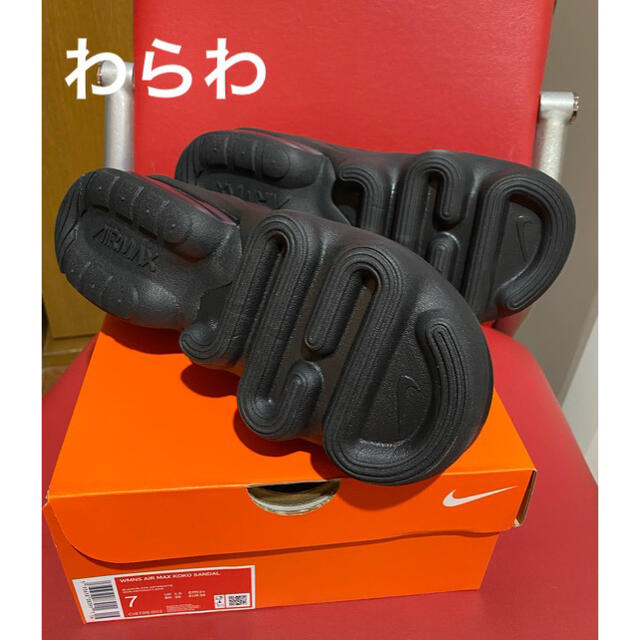 NIKE(ナイキ)の新品・タグ付き　NIKE ナイキ　エアマックス　ココ 24cm 黒 レディースの靴/シューズ(サンダル)の商品写真