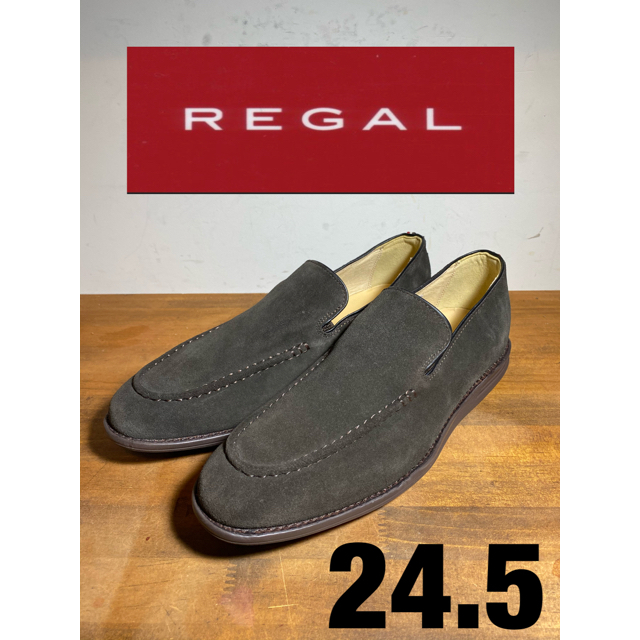 REGAL(リーガル)の未使用　REGAL リーガル　スエードスリッポン メンズの靴/シューズ(スリッポン/モカシン)の商品写真