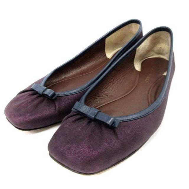 ブルーノマリ パンプスバレエシューズ 38 24cm 紫 レディースの靴/シューズ(ハイヒール/パンプス)の商品写真