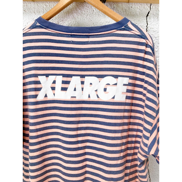 XLARGE(エクストララージ)のエクストララージ　X-LARGE Tシャツ　ボーダー　ポケT ビックサイズ メンズのトップス(Tシャツ/カットソー(半袖/袖なし))の商品写真