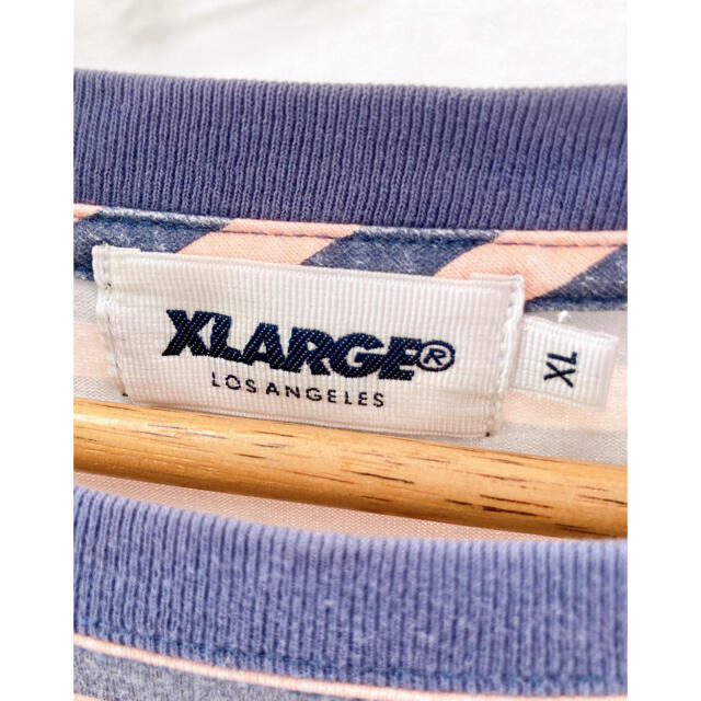 XLARGE(エクストララージ)のエクストララージ　X-LARGE Tシャツ　ボーダー　ポケT ビックサイズ メンズのトップス(Tシャツ/カットソー(半袖/袖なし))の商品写真