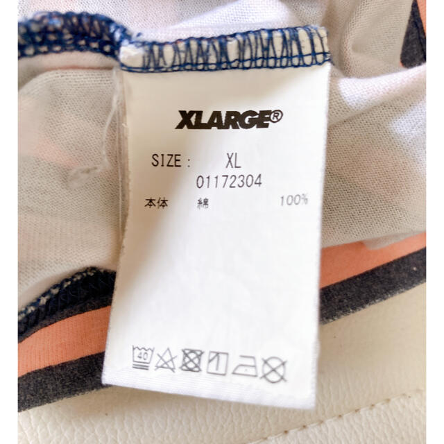 XLARGE(エクストララージ)のエクストララージ　X-LARGE Tシャツ　ボーダー　ポケT ビックサイズ メンズのトップス(Tシャツ/カットソー(半袖/袖なし))の商品写真