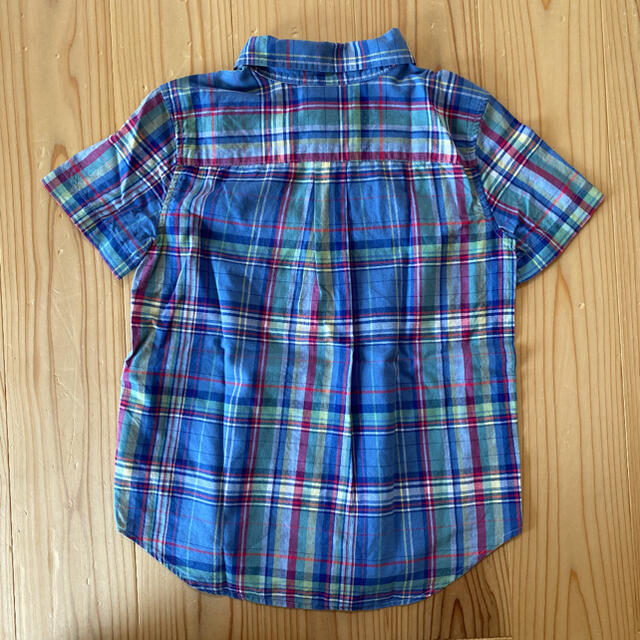 Ralph Lauren(ラルフローレン)のラルフローレン 半袖チェックシャツ キッズ/ベビー/マタニティのキッズ服男の子用(90cm~)(Tシャツ/カットソー)の商品写真