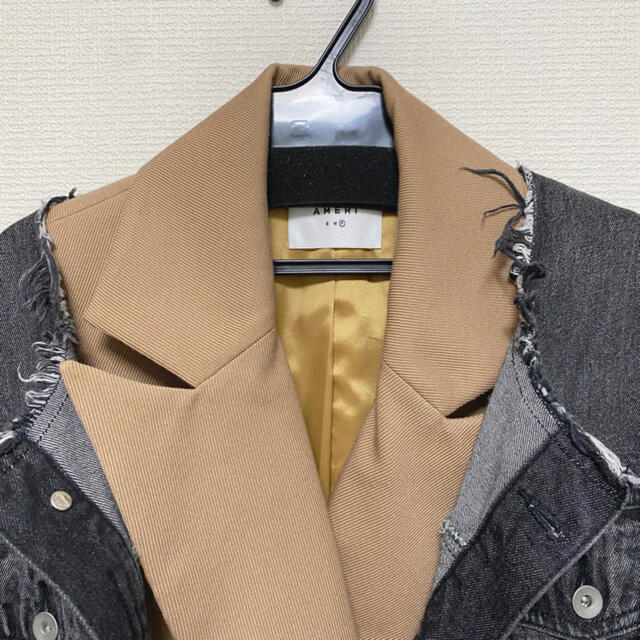 Ameri VINTAGE(アメリヴィンテージ)のVEST LAYERED DENIM JACKET レディースのジャケット/アウター(Gジャン/デニムジャケット)の商品写真