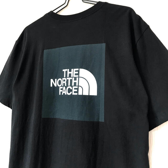 THE NORTH FACE(ザノースフェイス)の結構ビッグ ☆ 新品 ノースフェイス BOX Tシャツ 黒 グレー XXL 3L メンズのトップス(Tシャツ/カットソー(半袖/袖なし))の商品写真