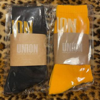 union logo sox 2足セット(ソックス)