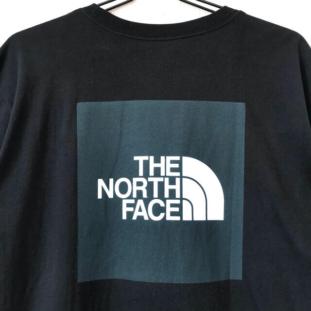 THE NORTH FACE(ザノースフェイス)のユニセックス ☆ 新品 ノースフェイス BOX Tシャツ 黒 グレー XL LL メンズのトップス(Tシャツ/カットソー(半袖/袖なし))の商品写真