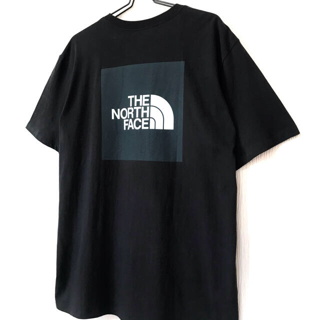 THE NORTH FACE(ザノースフェイス)のユニセックス ☆ 新品 ノースフェイス BOX Tシャツ 黒 グレー XL LL メンズのトップス(Tシャツ/カットソー(半袖/袖なし))の商品写真