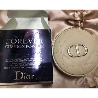 ディオール(Dior)のディオールスキン フォーエヴァー クッション パウダー ラベンダー(フェイスパウダー)