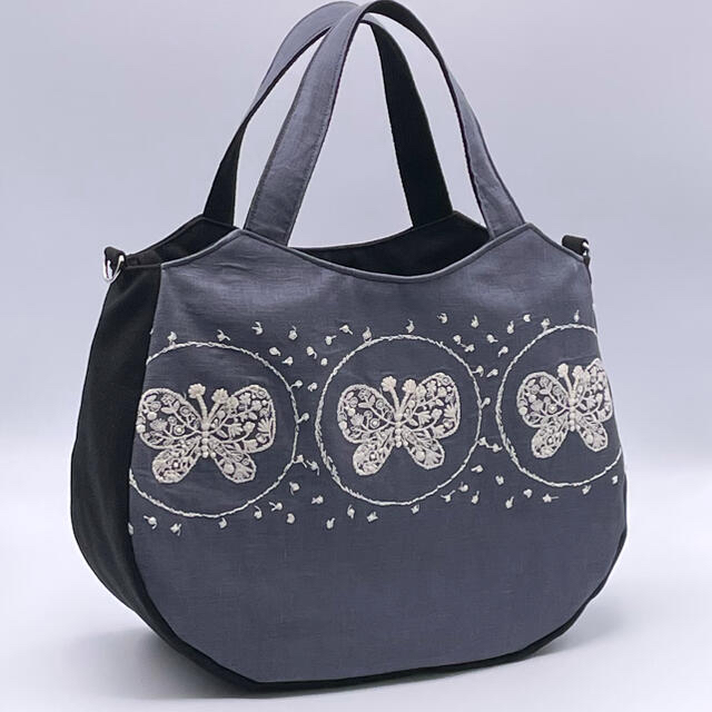 ハンドメイド ミナペルホネン*forest wing トートバッグ ハンドメイド ミナペルホネン*forest wing トートバッグ
