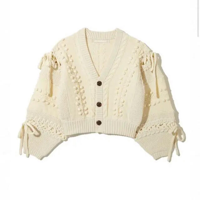 leinwande Popcorn Tree Knitted Cardigan