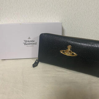 ヴィヴィアンウエストウッド(Vivienne Westwood)のヴィヴィアンウエストウッド　長財布　ラウンドファスナー　オーブ　黒(財布)