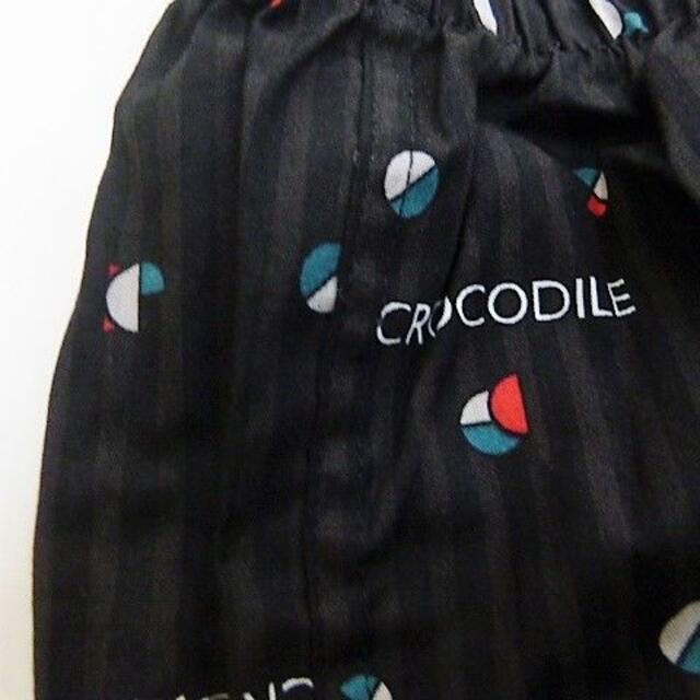 Crocodile(クロコダイル)のゴ)２枚(M)クロコダイル★布帛 トランクス 綿100% 前開きスリット メンズのアンダーウェア(トランクス)の商品写真