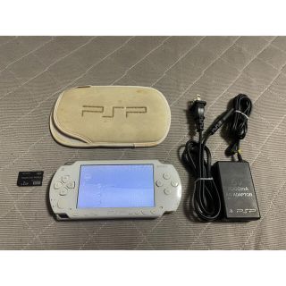 プレイステーションポータブル(PlayStation Portable)のPSP-1000 ホワイト　訳あり(携帯用ゲーム機本体)