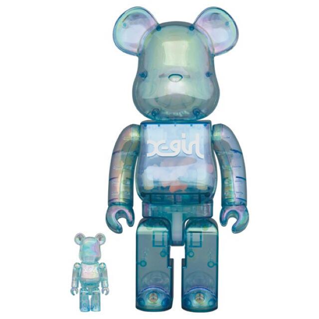 MEDICOM TOY(メディコムトイ)のBE@RBRICK X-girl 2021 100％ & 400％ エンタメ/ホビーのフィギュア(その他)の商品写真