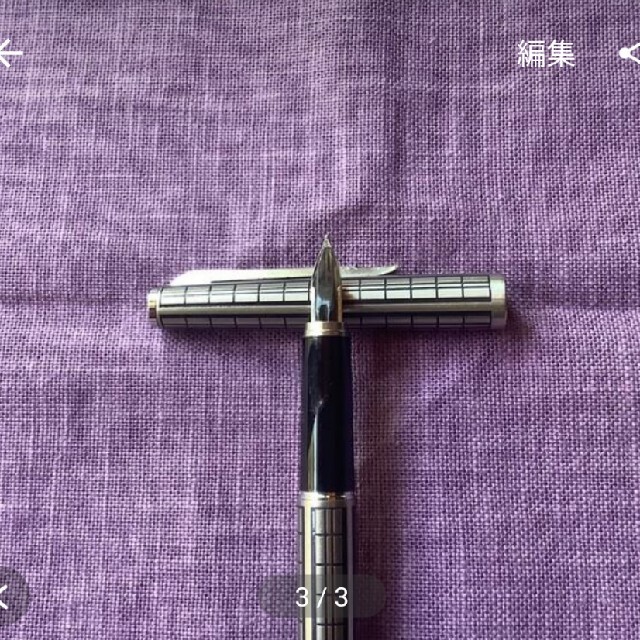 プラチナ 万年筆2本セット リビエール riviere 細字 降ら 14K プラチナ 万年筆2本セット リビエール riviere 細字 降ら 14K