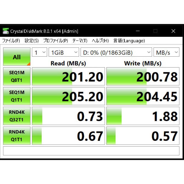 Buffalo(バッファロー)のBUFFALO 外付けHDD HD-LC2.0U3 USB3.2gen1 中古品 スマホ/家電/カメラのPC/タブレット(PC周辺機器)の商品写真