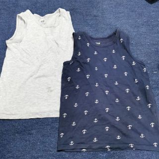 エイチアンドエム(H&M)のマナ8756様専用☆子供肌着 H&Mタンクトップ 120㌢2枚セット☆(下着)